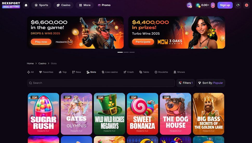 Discover the Future of Gambling with dexsport web3 casino